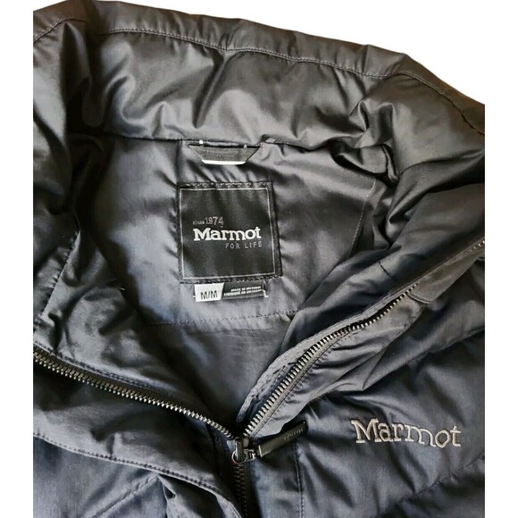 Marmot Down Coat Stollbridge Women's Medium Mid-length Black 700 Fill *Flawed* - Picture 5 of 8